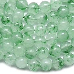 Natürliche Malaysia Jade Perlen Stränge&nbsp;G-L645-C01-8mm-14