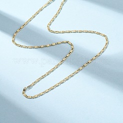Laiton lien ovale colliers de chaîne&nbsp;MAK-L045-04G