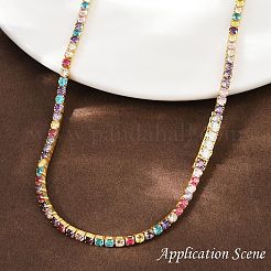 925 fermoir à baïonnette en argent sterling avec micro pavé de zircones cubiques transparentes&nbsp;STER-C016-01B-G
