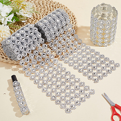 Acryl- und Strass-Netzwickelrolle&nbsp;DIY-WH0899-697B