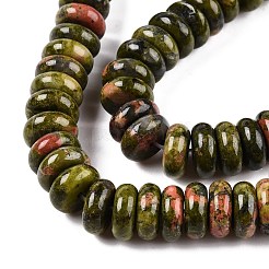 Natur Unakit Perlen Stränge&nbsp;G-T138-61