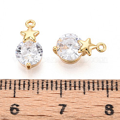 Ottone micro spianare fascino zirconi&nbsp;KK-N263-73B-G