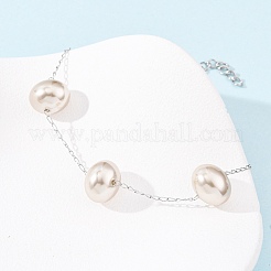 Gliederarmbänder aus Acrylimitationsperlen&nbsp;BJEW-F519-01P