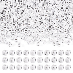 500pcs 5 Arten undurchsichtige Acrylperlen&nbsp;OACR-TA0003-45