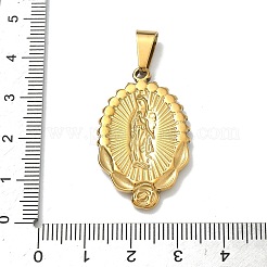 Jungfrau Maria Thema 304 Edelstahl Anhänger&nbsp;STAS-F336-05C-G