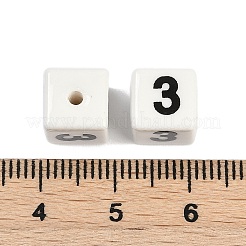 Perles en porcelaine manuelles&nbsp;LS-PORC-R003-07-03