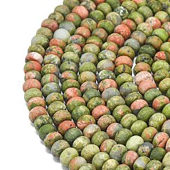 Chapelets de perles en unakite naturelle&nbsp;G-P575-A12-6x4mm-01