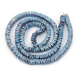 Electroplate non magnetici ematite sintetico fili di perline&nbsp;G-T061-129A