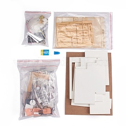 Handgemachtes DIY Holzpuppenhaus Kit&nbsp;DIY-H103-01
