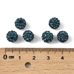 Polymer Ton Strass Perlen&nbsp;RB-H284-8MM-229