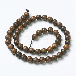 Des perles en bois naturel&nbsp;X-WOOD-J001-01-8mm