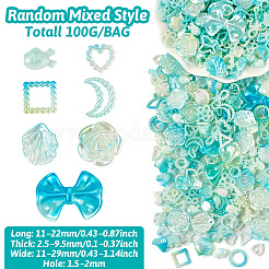Perles en plastique abs opaques&nbsp;FIND-TAC0016-33A
