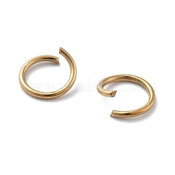 Ionenplattierung (IP) 304 Edelstahl offene Biegeringe&nbsp;STAS-M081-01G-01