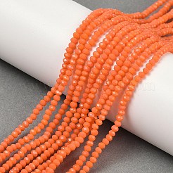 Opachi colore solido fili di perle di vetro&nbsp;GLAA-F078-A03