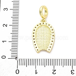 Messing Mikro Pflaster Zirkonia Jungfrau Maria europäischen baumeln Charms&nbsp;KK-D325-27G-02