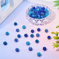 100 Stück 5 Stile Polymer Clay Strassperlen&nbsp;RB-TA0001-22B