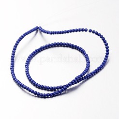 Non magnetici fili di perline di ematite sintetico&nbsp;G-F301-3mm-04