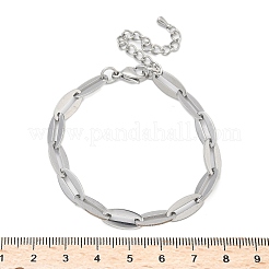 304 Edelstahl-Kabelkettenarmbänder für Damen&nbsp;BJEW-U038-01P