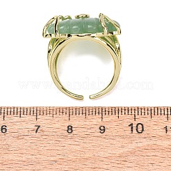 Bagues manchette en aventurine verte naturelle&nbsp;GG-CBA5FCC-04G-07