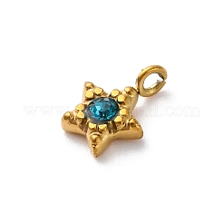 Ciondoli in strass in acciaio inossidabile 304&nbsp;STAS-I331-26G