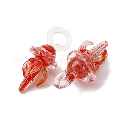 Manuelle Bunte Malerei Anhänger & Charms&nbsp;LAMP-K039-31G