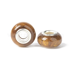 Résine rondelle perles européennes&nbsp;RPDL-A001-02-04