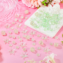 94pcs 4 Arten transparente Acrylperlen&nbsp;TACR-TA0001-84