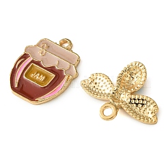 20 pièces 10 styles breloques en alliage d'émail&nbsp;ENAM-FS0001-79