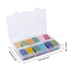 Perline semi di vetro&nbsp;SEED-PH0012-25-3mm