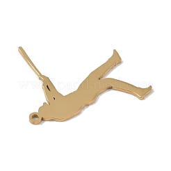 Ciondoli in acciaio inox 304&nbsp;STAS-B062-01A-G