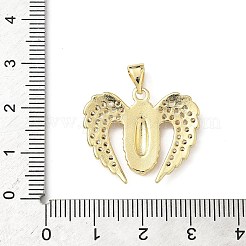 Colgante micropavé cubic zirconia de latón&nbsp;KK-L243-05G-02
