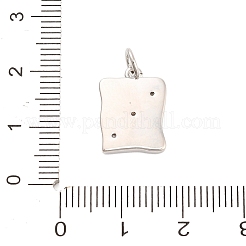 Ottone micro spianare pendenti zirconi&nbsp;KK-H527-29P