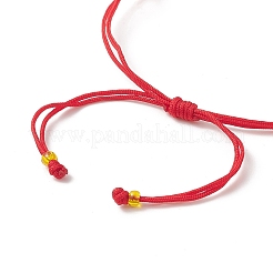 Braccialetti a forma di cuore con semi giapponesi fatti a mano&nbsp;BJEW-MZ00012