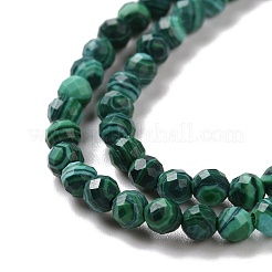 Chapelets de perles en malachite synthétique&nbsp;G-H273-01B