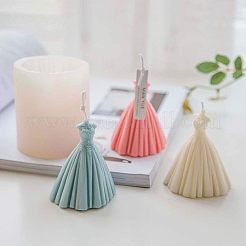 Silikonform-Kits für Hochzeitskleider in Lebensmittelqualität&nbsp;DIY-OC0003-20
