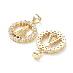 Pendentifs en laiton plaqué rack&nbsp;KK-Z036-05G