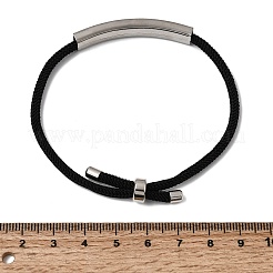 Herstellung eines Armbands aus runder Nylonschnur (Milan-Schieber)&nbsp;BJEW-L722-01P-15