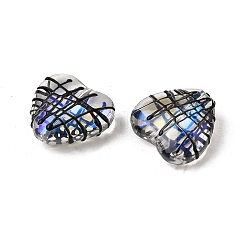 Perle di vetro smaltato trasparente&nbsp;X1-GLAA-S388-01C