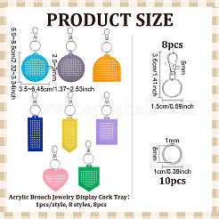 Kit de fabrication de pendentif décoratif DIY&nbsp;DIY-BC0017-33A
