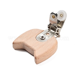 Attache tétine en bois de hêtre&nbsp;AJEW-M015-01A