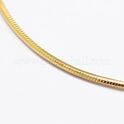 Fabrication de collier manuel en laiton de placage &nbsp;CHC-E012-02G-FF