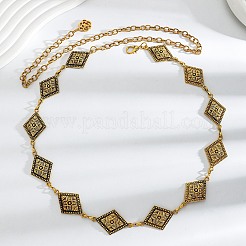 Legierung Rhombus Gliederkette Taille Bauchketten für Frauen&nbsp;FS-WGE04C8-03