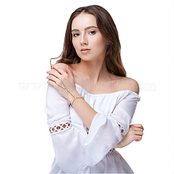 10 stücke 10 arten schmetterling & kristall strass legierung ring armband&nbsp;BJEW-AN0001-39