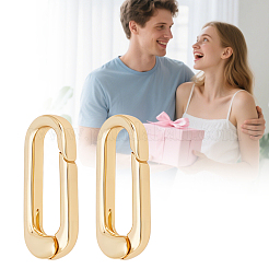 2 pz anelli a molla in ottone&nbsp;KK-BBC0024-20G-02