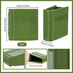 Porta segnalibro a forma di libro per animali domestici&nbsp;AJEW-WH0817-012B
