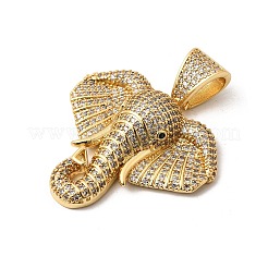 Messing micro pave klare zirkonia anhänger&nbsp;KK-H267-060B-G