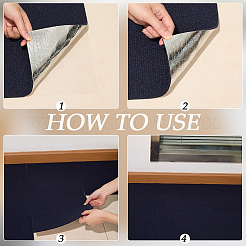 Quadratisches selbstklebendes Polyester-Teppichband&nbsp;DIY-WH20002-102B