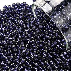 TOHO Round Seed Beads, Japanese Seed Beads, (28D) Dark Cobalt, 11/0, 2.2mm, Hole: 0.8mm, about 50000pcs/pound