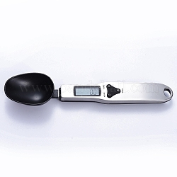 Bilancia digitale a cucchiaio da 500g / 0.1g, scala graduata per alimenti in acciaio inossidabile, piccola bilancia da forno con display lcd, senza batteria, nero, 232x49.5x22mm