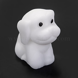Мягкая игрушка для снятия стресса в форме собаки, забавная сенсорная игрушка непоседа, для снятия стресса и тревожности, белые, 32x20x27 мм